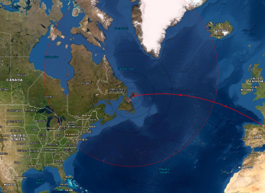 ISS Tracker umożliwia śledzenie na żywo sztucznych satelitów Ziemi na podstawie publikowanych danych orbitalnych (TLE)
