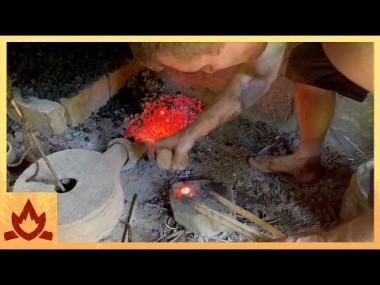 Primitive Technology: Decarburization of iron and forging experiments
