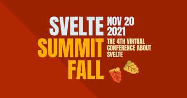 Svelte Summit Fall 2021: Czwarta konferencja poświęcona Svelte.