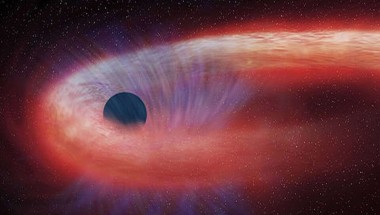 Nieznana czarna dziura ujawniła się, rozrywając przechodzącą w pobliżu gwiazdę