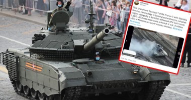 Nowoczesny rosyjski czołg warty miliony dolarów zniszczony szwedzkim sprzętem za grosze