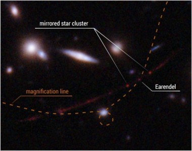 Teleskop Hubble'a odkrył najstarszą znaną nam gwiazdę dzięki soczewkowaniu grawitacyjnemu